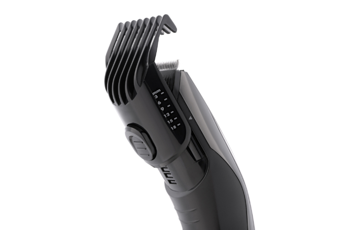 Машинка для стрижки  Ardesto HC-Y20-B, мережа+акум., насадок-2, сталь, чорний