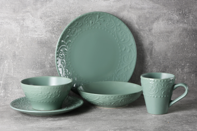 Cup Ardesto Olbia, 360 ml, Green Bay AR2936GC