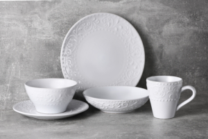 Тарелка десертная Ardesto Olbia, 19 см, White AR2919WC