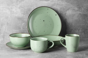 Тарелка десертная Ardesto Bagheria Pastel green, 19см, керамика, зеленый