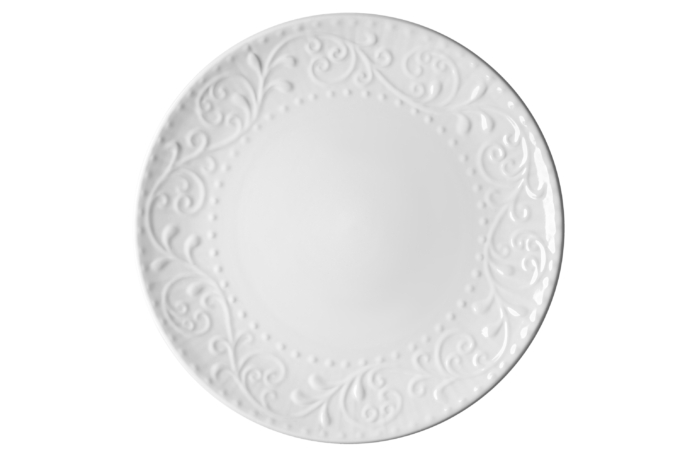 Тарелка обеденная Ardesto Olbia, 26 см, White AR2926WC