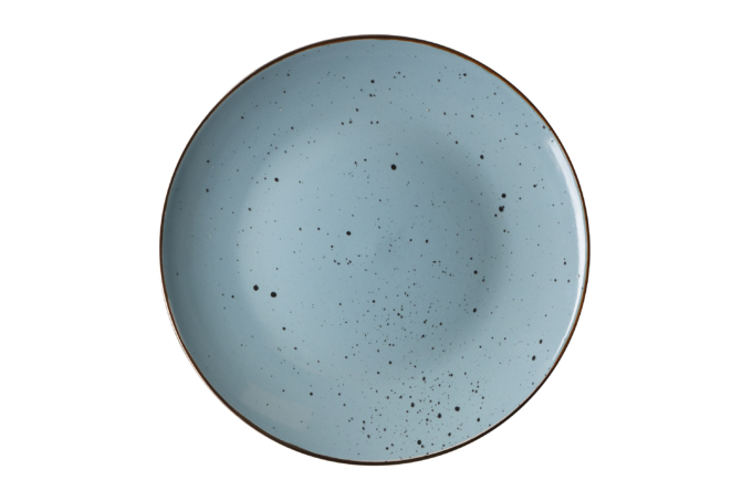 Тарілка обідня Ardesto Bagheria Misty blue, 26см, кераміка, синій