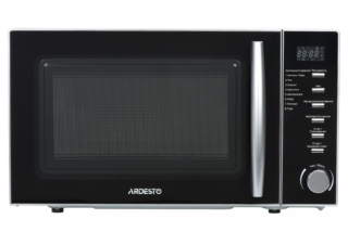 Microwave oven ARDESTO, 20L, electronic control, 700W, display, handle opening, silver