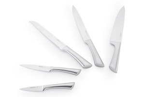 Набор ножей с блоком Ardesto Black Mars, 6 предметов, нержавеющая сталь, бамбук