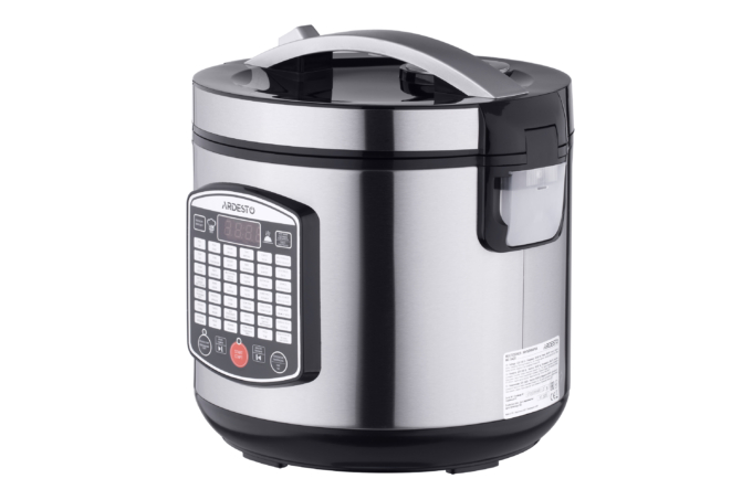 Ardesto multicooker, 860W, bowl-4l, electronic control, recipes book, plastic, silver