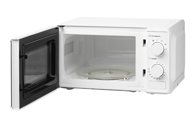 Microwave oven ARDESTO, 20L, mechanical control, 700W, button opening, white