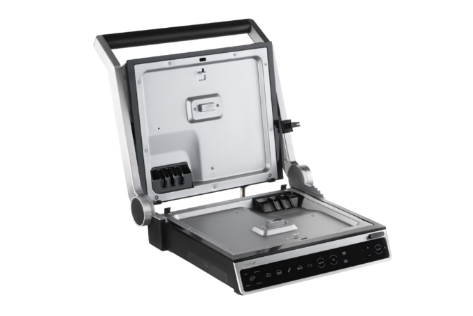 Ardesto grill clamping GK-STC20, 2000W, temp. regimes-6, removable plates, 180° opening, metal, silver