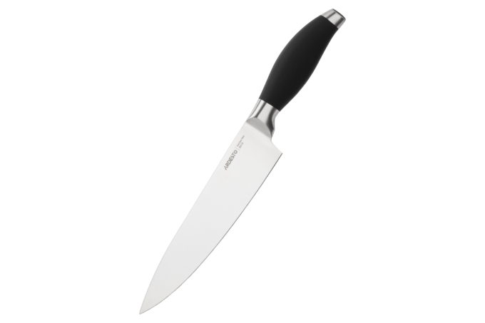 Ardesto Chef Knife Gemini, 20.3cm, stainless steel, plastic, black