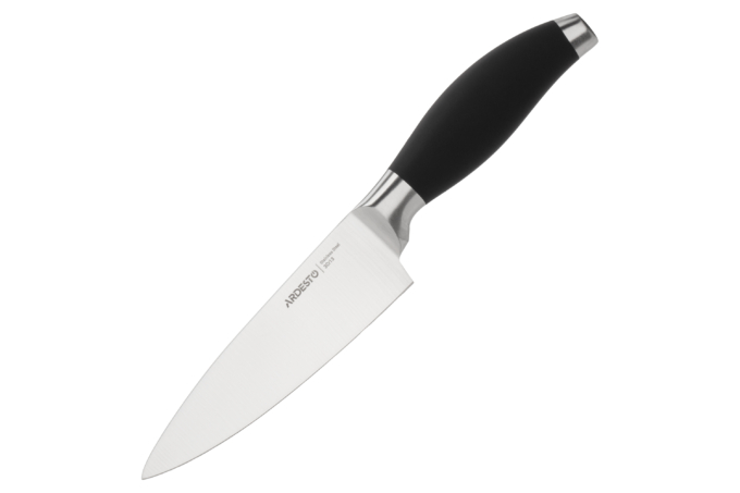 Ardesto Chef Knife Gemini, 15.2cm, stainless steel, plastic, black