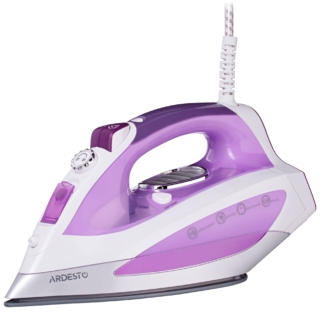 ARDESTO Праска IR-C2240-VT/2200Вт/400мл /пара/ самоочищення /антикрапля/керам. під. /світл. індик / фіолетовий