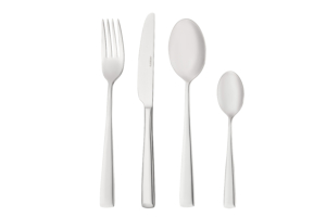 Ardesto Cutlery set Black Mars Tia, 24pcs, stainless steel