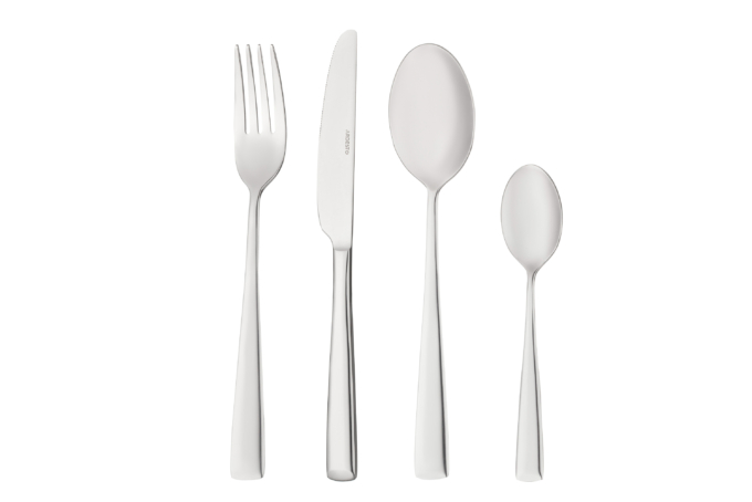 Ardesto Cutlery set Black Mars Tia, 24pcs, stainless steel