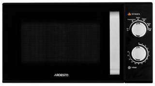Microwave oven ARDESTO, 23L, mechanical control, 900W, handle opening, black