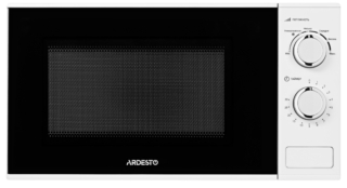 Microwave oven ARDESTO, 23L, mechanical control, 900W, button opening, white
