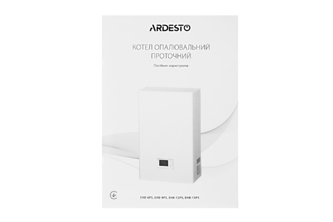 Котел електро Ardesto 15кВт 380V одноконтурний з насосом програмований