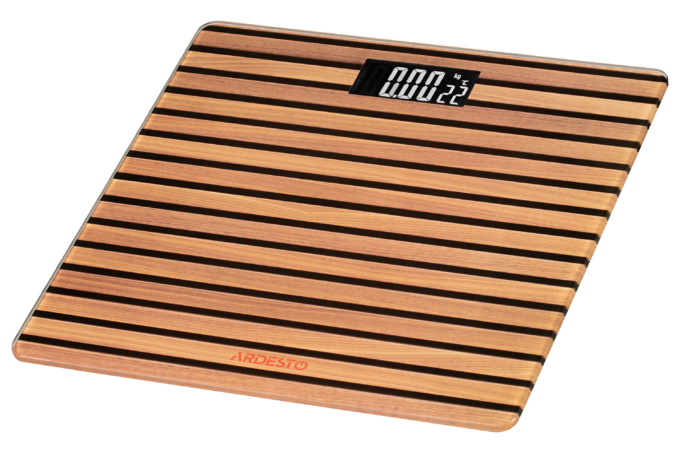 Весы Ardesto напольные Plank, 150кг, AAAx2 в компл, стекло, многоцветные