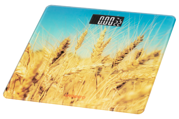 Ваги Ardesto підлогові Wheat, 150кг, AAAx2 в комплекті, скло, багатокольорові