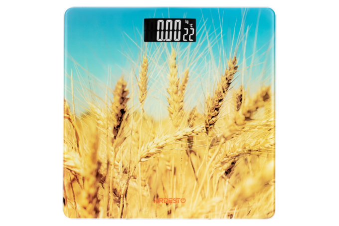 Ваги Ardesto підлогові Wheat, 150кг, AAAx2 в комплекті, скло, багатокольорові