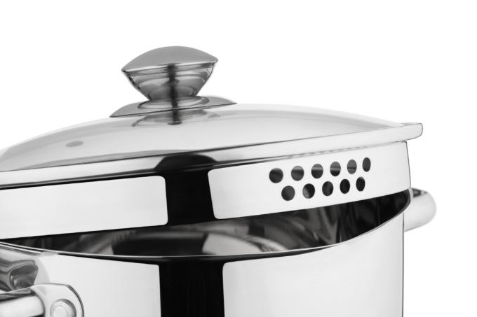 Каструля зі скляною кришкою та зливом Ardesto Gemini Lecco, 2.5л, нержавіюча сталь