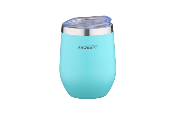 Термочашка Ardesto Compact Mug, 350мл, нержавеющая сталь, голубой