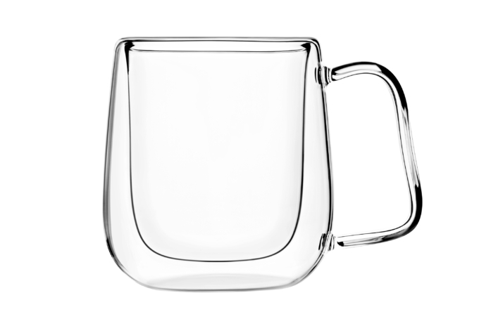 Cup set ARDESTO with double walls and handles AR2625GHP