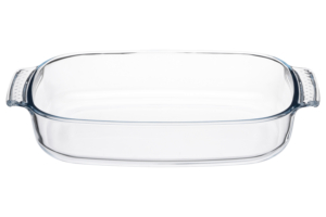 Ardesto Baking pan Black Mars, 34х22х6cm, borosilicate glass, rectangular, transparent