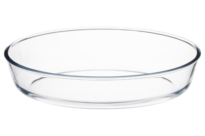 Ardesto Baking pan Black Mars, 30х21х6.5cm, borosilicate glass, oval, transparent