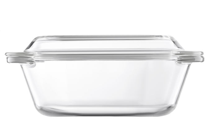 Форма для запікання з кришкою Ardesto Black Mars, 23.3х20.6х10.2см, боросилікатне скло, кругла, прозорий