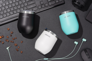 Термочашка Ardesto Compact Mug, 350мл, нержавеющая сталь, голубой