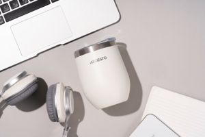 Термочашка Ardesto Compact Mug, 350мл, нержавеющая сталь, белый