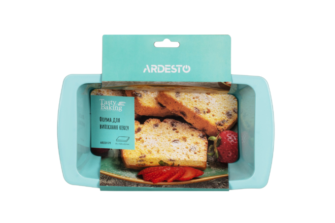 ARDESTO Loaf pan Tasty baking 25*13.5*6.2 cm, blue, silicone