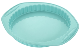 Форма для випікання Ardesto Tasty baking, 30.5*27*3см, силікон, кругла, блакитний
