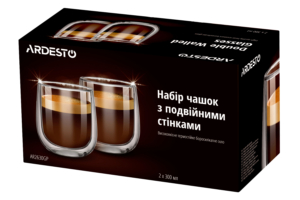 Cup set ARDESTO with double walls AR2630GP