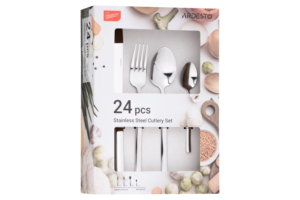 Ardesto Cutlery set Gemini Lucca 24 pcs., stainless steel