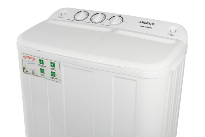 ARDESTO Пральна машина напівавтомат WMH-W60CPM, 6кг, 1350, 41см, Білий