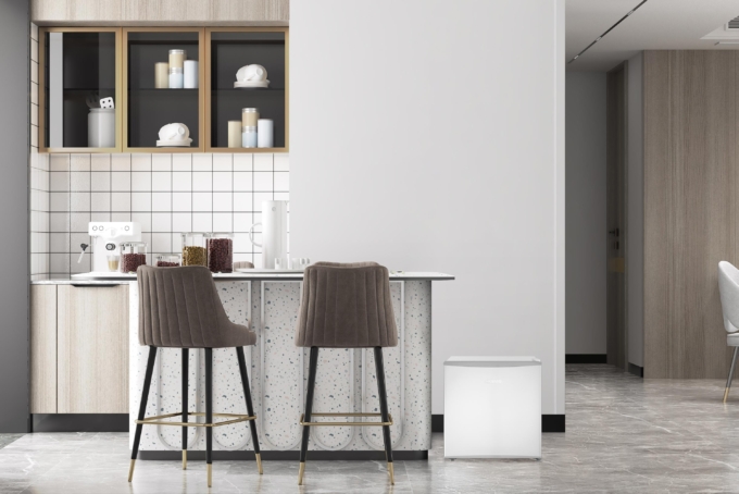 Холодильник ARDESTO мини, 49.2×47.2х45, 43л, А+, ST, серебристый