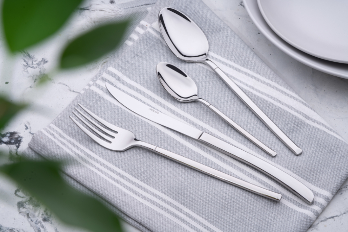 Набор столовых приборов Ardesto Black Mars Monza, 24 прибора, нержавеющая сталь