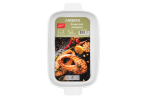 Форма для запекания Ardesto Gemini, 29.5х17х6.5см, фарфор, прямоугольная, белый