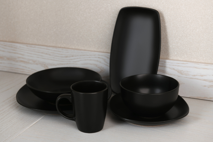 Салатник ARDESTO Molize, 14.5 см, Black AR2914MB