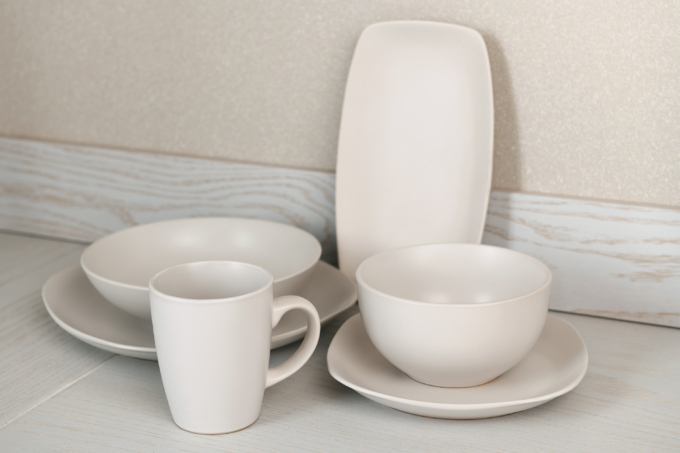 Тарелка обеденная Ardesto Molize, 27х27см, керамика, квадратная, белый