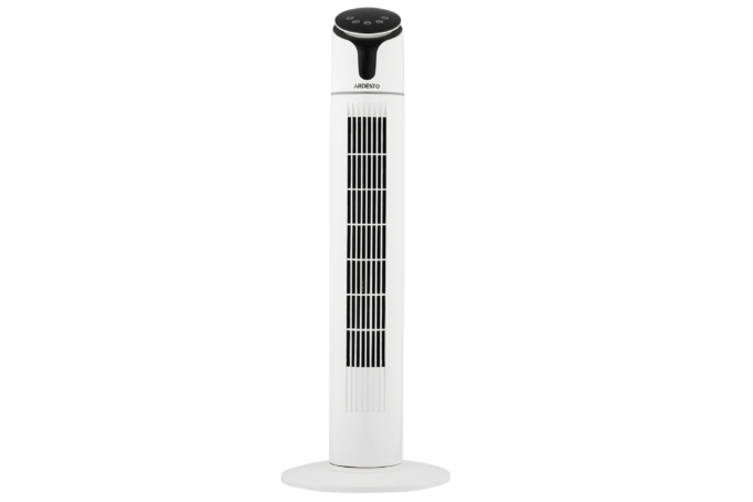 Column fan ARDESTO, 90см, 50Вт, remote control, display, black and white