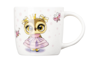 ARDESTO Набір дитячого посуду Princess owl 3 пр., порцеляна