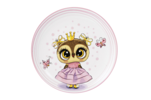 ARDESTO Набір дитячого посуду Princess owl 3 пр., порцеляна