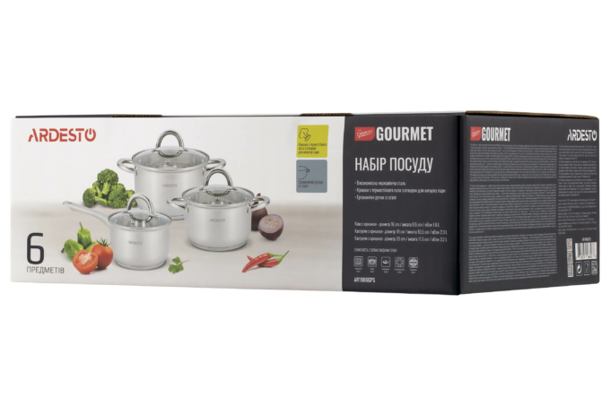 Набор посуды ARDESTO Gemini Gourmet Andria AR1906GPS