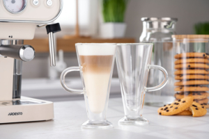Cups set Ardesto with double walls AR2623GH