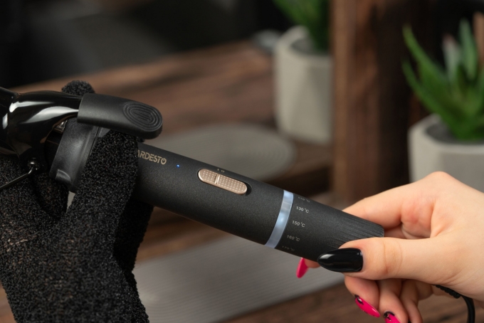 Ardesto curling iron HC-730G, 45V, D -32mm, 90-180C, ceramics, black