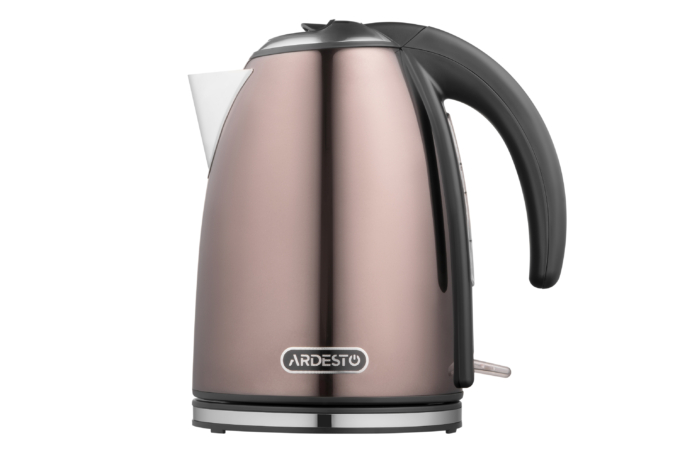 Електрочайник Ardesto 1.7л, Strix, метал, бронзовий глянець
