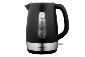 Ardesto electric kettle, 1.7L, plastic, matte, Strix, black-silver