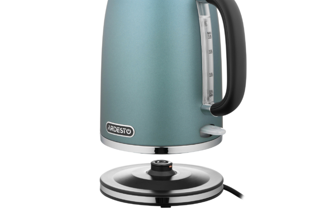 Ardesto electric kettle Mint Harmony, 1.8L, metal, matte, Strix, mint