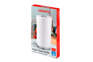 ARDESTO Тримач для паперових рушників Gemini, 15*34 см, нержавіюча сталь